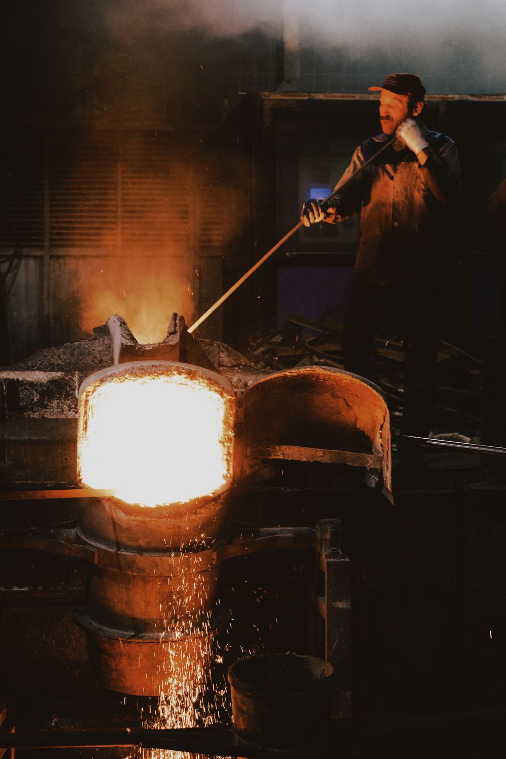 Refined at high temperature during processing